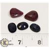 Image 1 : #83- RED RUBY/BLUE SAPPHIRE 78.5 ct