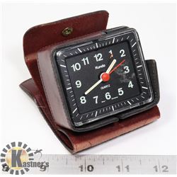 KUNDO WEST GERMAN ALARM CLOCK IN HATZ CASE