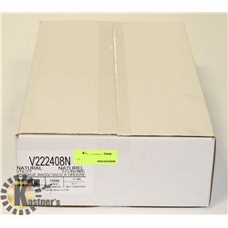 BOX OF 1000 NATURAL UTILITY GARBAGE BAGS