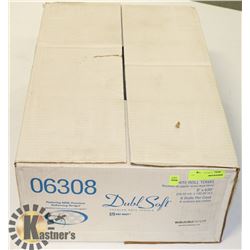 BOX OF WHITE ROLL TOWEL-6 ROLLS PER CASE