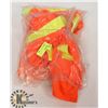 Image 1 : LOT OF 3 HIGH VIZ SAFETY SHIRTS SZ LG AND XL