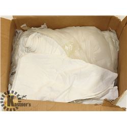 CASE OF WHITE HAND TOWELS