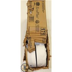 12 ROLLS ECO PLUS TOILET PAPER 1PLY