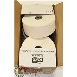 BOX OF 6 TORK T-PLUS 2 PLY TOILET PAPER