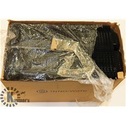 CASE OF 100 BLACK DINNER BOXES