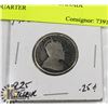 Image 1 : 1908 KING EDWARD CANADIAN QUARTER