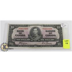 1937 TEN DOLLAR BILL