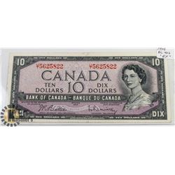 1954 TEN DOLLAR BILL