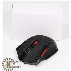 NEW BLACK WIRELESS OPTICAL MOUSE IN BOX