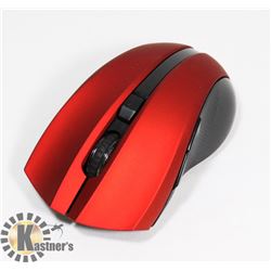NEW RED WIRELESS OPTICAL MOUSE
