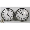 Image 1 : PAIR OF CLOCKS