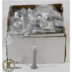 DOOR STOPPERS, SATIN CHROME 50PC