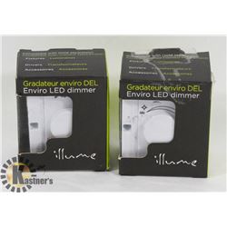SET OF 2 ILLUME ENVIRO LED DIMMERS