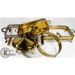 MULTIPLE SERVING DISH STANDS AND LIDS