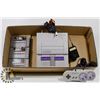 Image 1 : ORIGINAL SUPER NINTENDO WITH AV & POWER CORDS,