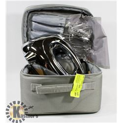 OSTER SILVER HAND MIXER WITH CASE & EXTRA