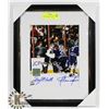 Image 1 : NHL RON HEXTALL FELIX POTVIN DUEL SIGNED 8X10 PHOT