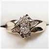 Image 3 : 41) 14K YELLOW GOLD DIAMOND RING,