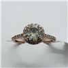 Image 1 : 37) 14K YELLOW GOLD DIAMOND RING,