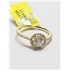 Image 5 : 37) 14K YELLOW GOLD DIAMOND RING,