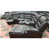 Image 2 : NEW BORDEAUX BLACKBERRY LEATHERETTE SECTIONAL
