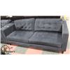 CHARCOAL FABRIC SOFA  77"