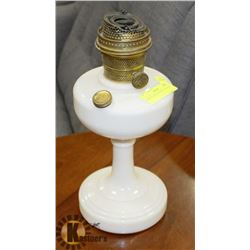 MILK GLASS ALADDIN LAMP BASE