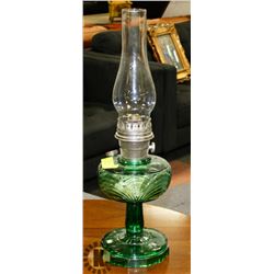 GREEN ALADDIN LAMP WASHINGTON DRAPE 21.5" H