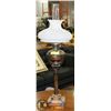 Image 1 : ORNATE TALL BRONZE ALADDIN LAMP WITH SHADE 33.5" H