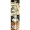 Image 1 : ANTIQUE NICKEL PLATED ALADDIN LAMP WITH CHIMNEY