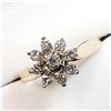 Image 3 : 50) 10K YELLOW & WHITE GOLD DIAMOND RING,