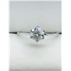 Image 1 : 40) 10K WHITE GOLD DIAMOND SOLITAIRE RING,
