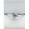 Image 2 : 40) 10K WHITE GOLD DIAMOND SOLITAIRE RING,