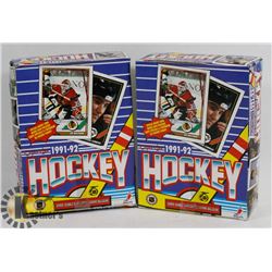 2 BOXES OF 1991-1992 OPEECHEE HOCKEY CARDS