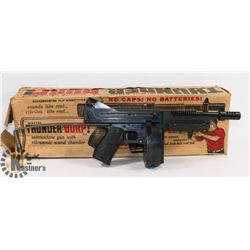 1960'S THUNDER BURP MACHINE GUN IN BOX.