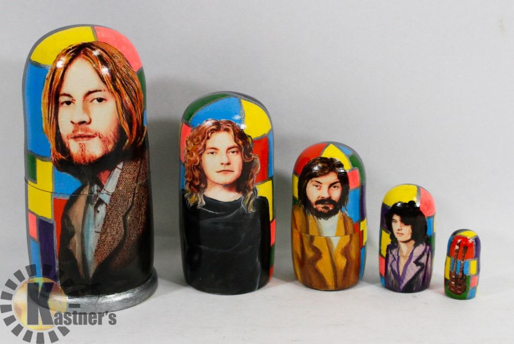 LED ZEPPELIN ORIGINAL RUSSIAN NESTING DOLLS