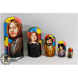 LED ZEPPELIN ORIGINAL  RUSSIAN NESTING DOLLS