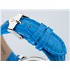 Image 4 : YVES CAMANI BLUE AUTOMATIC SKELETAL WATCH.MSRP$299