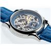 Image 6 : YVES CAMANI BLUE AUTOMATIC SKELETAL WATCH.MSRP$299