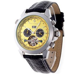 NEW YVES CAMANI AUTOMATIC TRIPLE CHRONO. MSRP $349