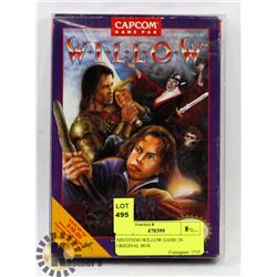 NINTENDO WILLOW GAME IN ORIGINAL BOX