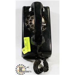 VINTAGE ROTARY PHONE BLACK