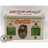 Image 1 : COCA COLA  ARCHIVAL METAL CARDS IN TIN