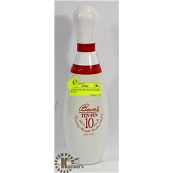 TEN PIN BOWLING PIN COLLECTIBLE BOTTLE