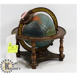 GLOBE IN STAND COLLECTIBLE BOTTLE