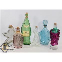 LOT OF ASSORTED COLLECTIBLE EMPTY ALCOHOL BOTTLES