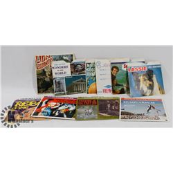 10 X VIEW MASTER SETS, 30 REELS 1950'S UP