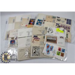 1936 TO 1968 BUNDLE OF 1ST DDAY ISSUE STAMPS