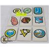 Image 1 : 9 NHL TEAM LOGO CARDS NHL