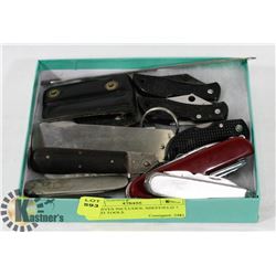 11 KNIVES INCLUDES: SHEFFIELD & MULTI TOOLS